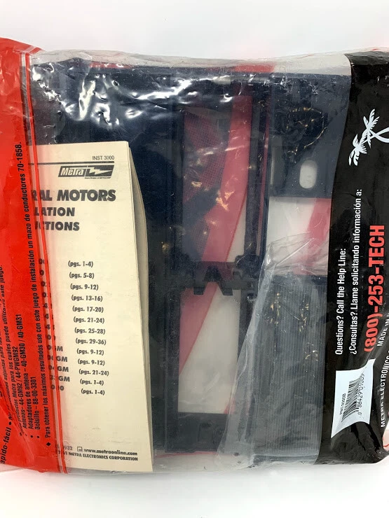 Kit de bisel de montaje de tablero de radio estéreo para automóvil GM Truck azul Foto 4 de 4