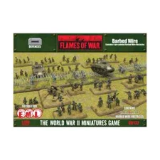 Defenses: Barbed Wire Obstacles (x4) Great War Terrain (Flames of War)