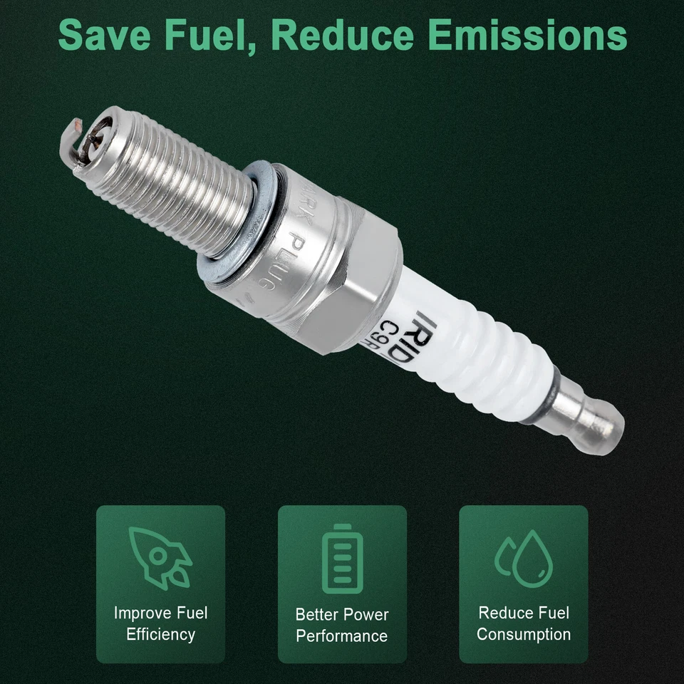 4x Iridium & Platinum Spark Plugs For 2006-2010 Triumph Daytona 675 - Image 4 of 4