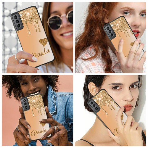 Glitter Case For Samsung Galaxy A14 A04e A34 A53 M13 5G Personalised Phone Cover - Picture 46 of 84