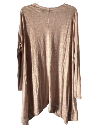 Tahari Open Front 100% Linen Cardigan Sweater Women’s Size XL - Afbeelding 5 van 5