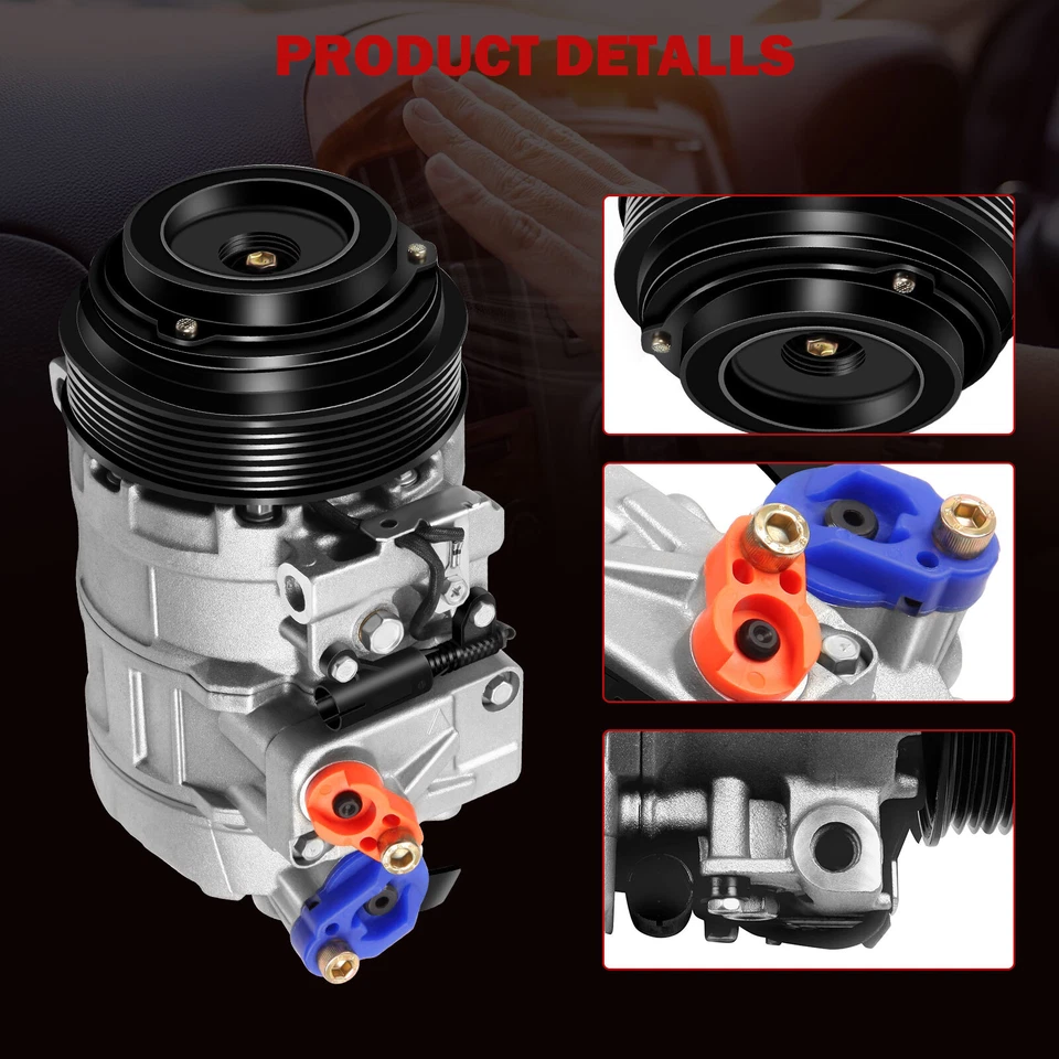 For Mercedes-Benz CLK320 1998-2002 Dodge Sprinter 04-08 Crossfire A/C Compressor - Изображение 3 из 4