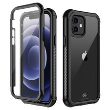 For iPhone 12 Mini Case Shockproof Water Resistant Case with Screen Protector