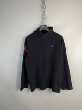 Vintage Quicksilver 90s Rare Fleece sweatshirt surf skate black size m