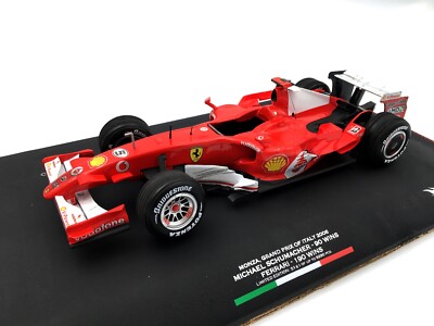 FERRARI 248 F1 - M. SCHUMACHER MONZA 2006 mit Figur   1:18 HotWheels  J2994