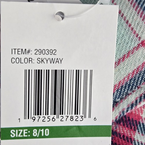 Eddie Bauer 290392 Girls 8/10 Egret Pink Faux Shearling Lined Shirt Jacket - Picture 6 of 7