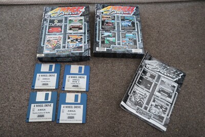 Allradantrieb von Gremlin Lotus Esprit Combo Racer ~ originalverpacktes Amiga Spiel