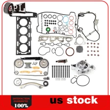 Full Gasket Set&Engine Timing Chain w/ Balance Shaft Kit For 07 08 Pontiac 2.2L