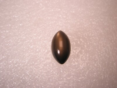 9/16'' Root Beer Brown Oval Ovoid ''Football'' Vintage Tie Tack Lapel Pin r144