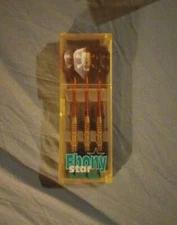 Vintage Ebony Star Soft Tip Skull & Crossbones Dart Set in Case