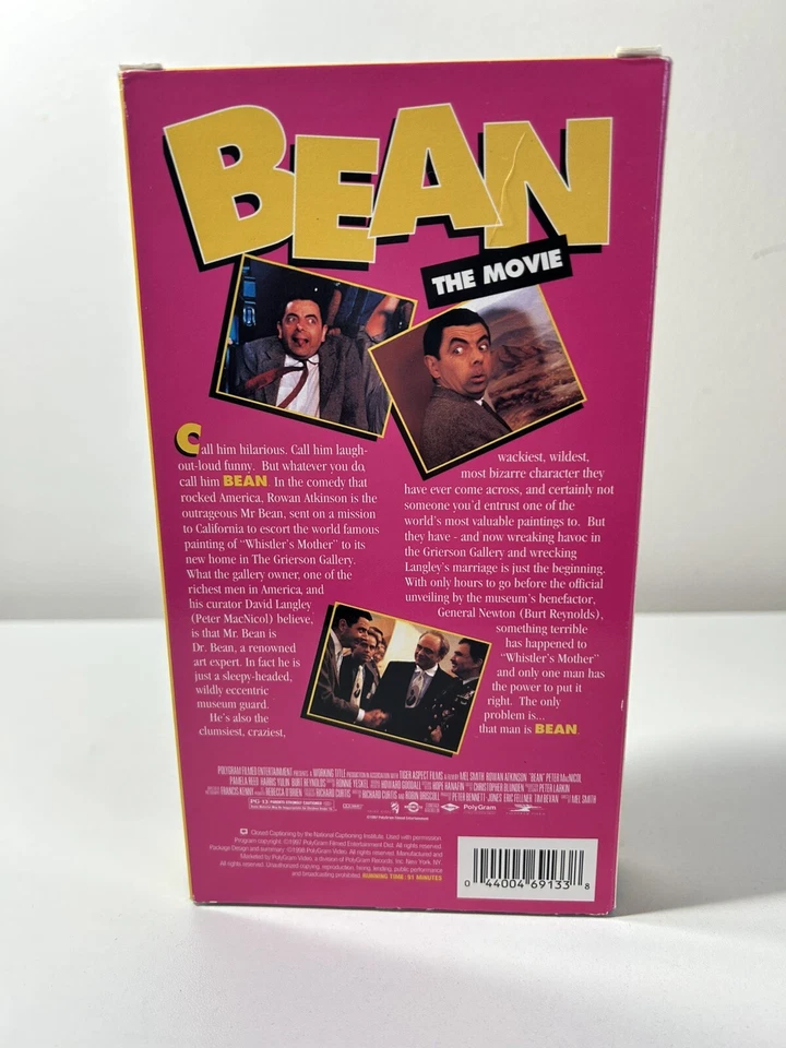 Bean The Movie VHS 1997 PolyGram Video Slipcase - Image 3 of 4