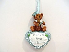BABY'S FIRST CHRISTMAS ORNAMENT / BOY