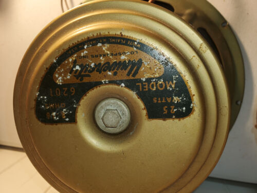 Pair of UNIVERSITY 12" 6201 8Ohm SPEAKER DRIVER WOOFER Tube Full Range 25w - Picture 6 of 10