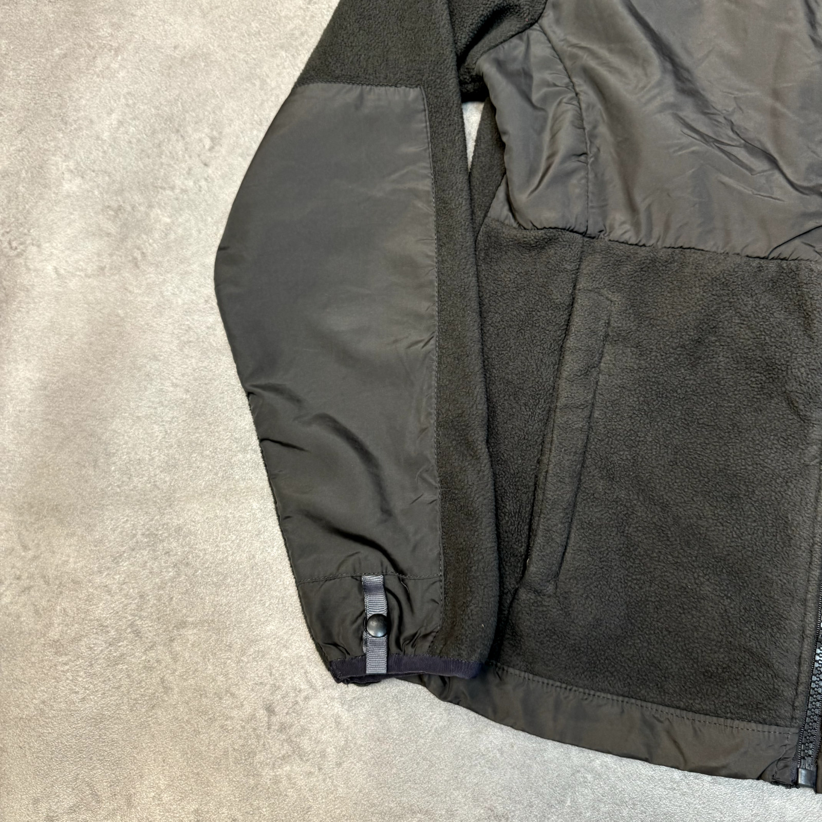 The North Face Fleece Womens Denali Vintage Full-Zip Hiking Jacket, Grey Small image 6