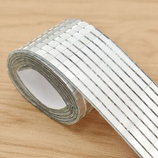 DIY Self-Adhesive Mirror Mosaic Tiles 4-5mm 1 Meter Sheet for Wall Craft Decor