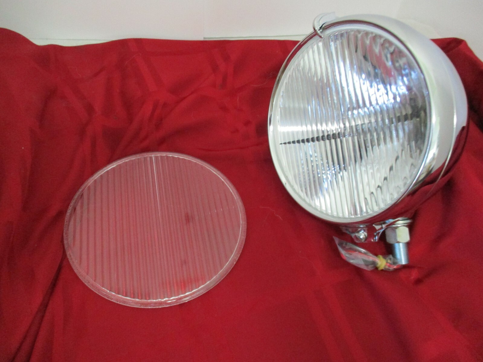 Vintage Bentley center spot light fluted glass replacement lens