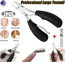 Toenail Clippers for Thick Ingrown Toe Nails Heavy Duty Precision Nail Scissor