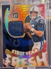 5 Football Card Lot - 2025 Topps Chrome/Optic - Rookie Cards and Jersey Relic