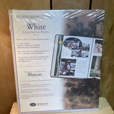 Creative Memories 8-1/2 x11 WHITE Scrapbook Pages 15 Sheets