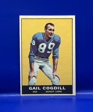 1961 Topps #32 Gail Cogdill Detroit Lions