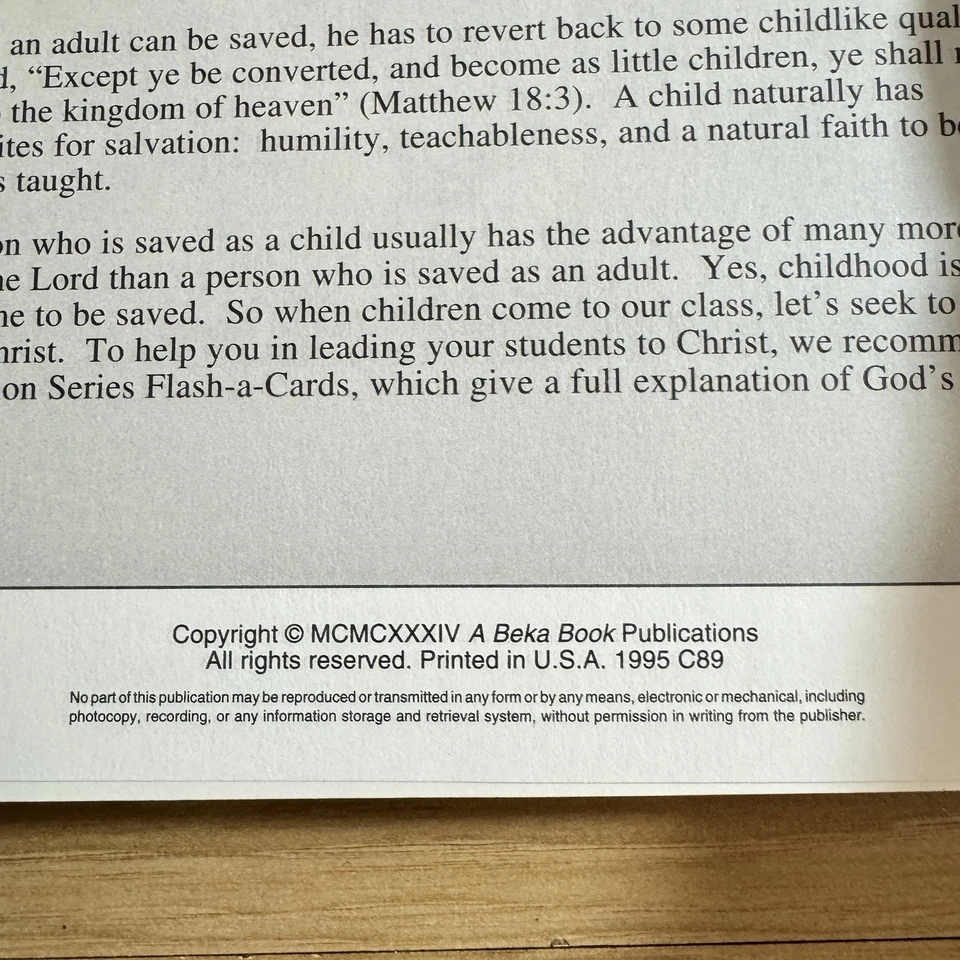 A Beka Book Flash-a-Card Life of Moses Series 3 Journey Through The Wilderness - Image 2 of 3