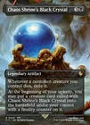MTG Chaos Shrine's Black Crystal - Foil - Borderless, NM-Mint, English Commander