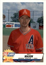 1993 Arkansas Travelers Fleer/ProCards 2828 Marty Mason Coach Montgomery Alabama