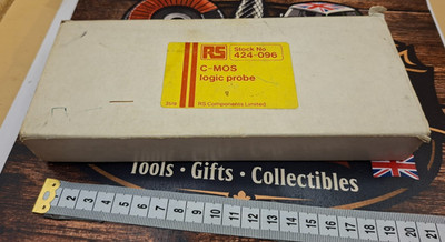 RS C-MOS Logic Probe Stock No 424-096 Electronic Test Probe Boxed Gebraucht