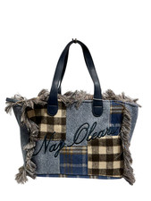 NAJ-OLEARI Borsa a Mano Donna in Ecopelle, 22x31x16,5 cm, Due Manici