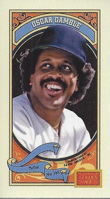 2014 Panini Golden Age Mini Hindu Brown Back #126 Oscar Gamble - BB