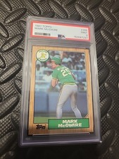 1987 Topps - Mark McGwire #366. PSA 9
