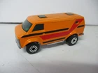 Matchbox Lesney Superfast SF68 Chevy Van- orange, GREEN WINDOWS, loose