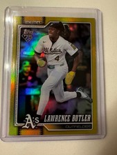 Lawrence Butler 2026 Topps Series 1 Yellow Holofoil /399 #324 🔥 Athletics Para