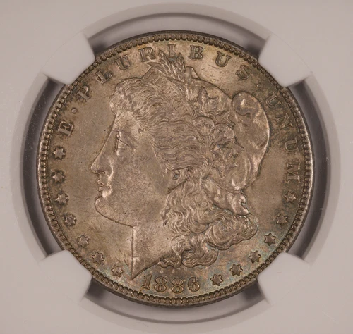 1886-P Morgan Dollar  NGC AU-58