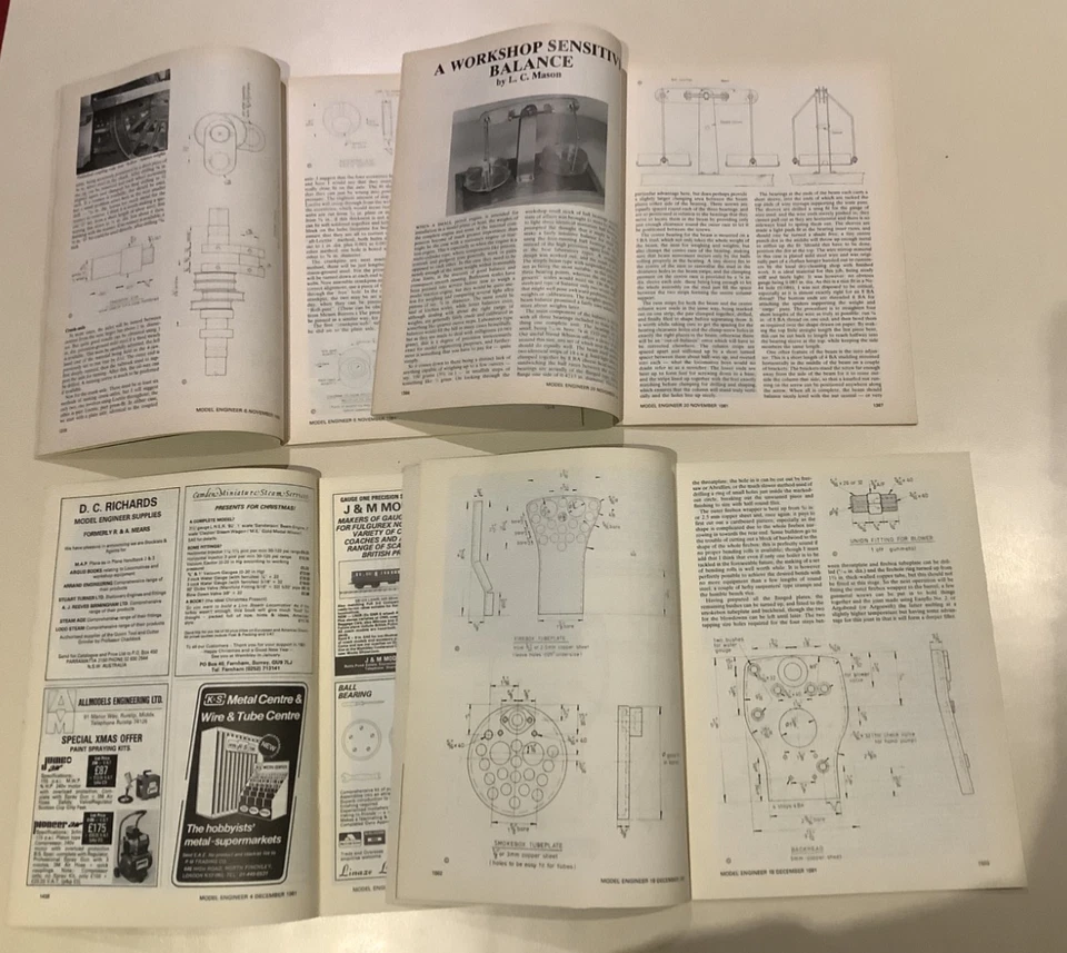 The Model Engineer hobby Educational Magazines  vol 147 1981 Collection Lot Set - Image 2 of 2