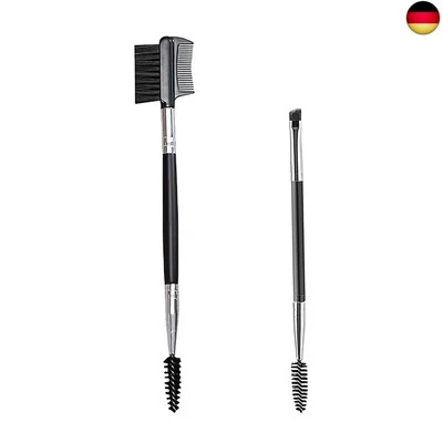 AEUEZXX Augenbrauenbürste, 2 Stück Wimpernkamm Doppelendige, Wimpernbürste, Au