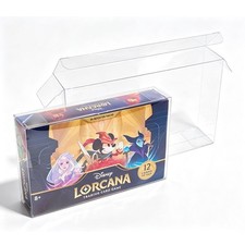 5/10/20 PACK Platinum Protectors Case Disney Lorcana Booster Box Plastic Display