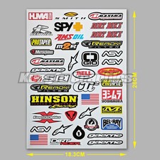 Motocross Decal Mx Racing Stickers Kit Car Atv Helmet Dirt Bike Wheel Vinyl Deco