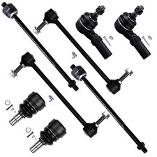 8pcs Front Suspension Kit Tie Rod Sway Bar Link Lower Ball Joints Fit 2005-2009