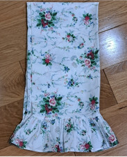 RALPH LAUREN "BLAINE" Ruffled Hem KING Pillowcase 100 Cotton