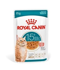 Royal Canin Ageing 15+ Senior Wet Cat Food Chunks In Gravy 12 x 85g NEW RANGE
