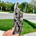 5.1LB Natural Sphalerite Crystal Cave Obelisk Quartz Crystal Energy Column — photo 3