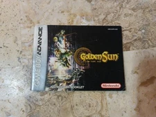 Manual Instruction Book GOLDEN SUN THE LOST AGE ✨Gameboy Advance Gameboy GBA➡️