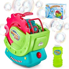 Bubble Machine for Toddlers Kids  Pets, with 8oz Safe Solution, Extra Large  B