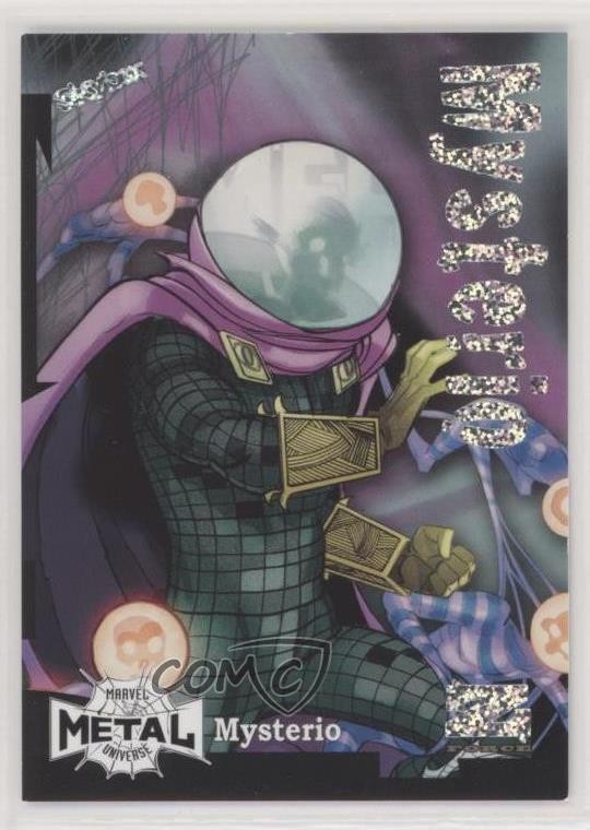 2022 Upper Deck Marvel Metal Universe Spider-Man Z-Force Rave /100 Mysterio 4et