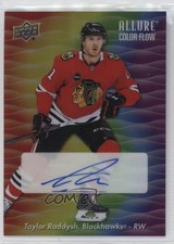 2023 Upper Deck Allure Color Flow Full Rainbow Taylor Raddysh #CFA-TR Auto 1fc5
