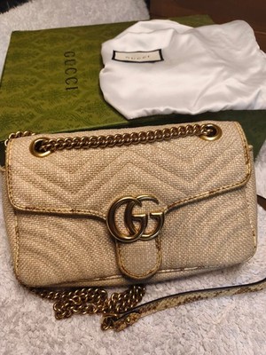 gucci marmont limited edition Straw Snake