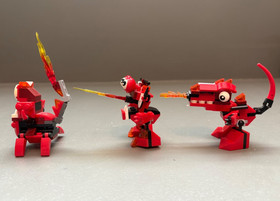 LEGO Series 4 Mixels INFERNITES: Meltus (41530), Burnard (41532), Flamzer (41531