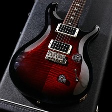 Paul Reed Smith Prs / 2019 Personalizzato 24 Rosso Fuoco Modello Scoppio Collo Regolare