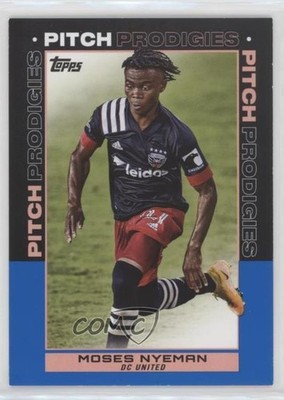 2021 Topps MLS Pitch Prodigies Blue 78/99 Moses Nyeman #128 0c2